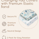 Ocean Diaper Changing Pad Cover