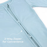 Neutral Blue Footless Baby Sleepers