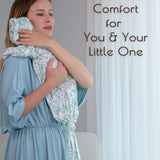 Blue Maternity Dress, Nursing Dress - Botanical Collection - Solid Blue