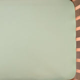 Neutral Green Baby Crib Sheets, 2 Pc