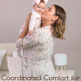 Botanical Pink Maternity Robe