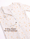 My Little Zone - 2-Pack Zipper Footies - Woodland Collection