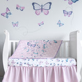 Butterfly Crib Bedding Set Girl