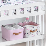 Butterfly Canvas Storage Bins