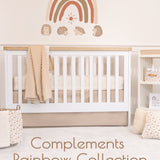 Neutral Crib Bed Skirt