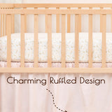 Pink Crib Bed Skirt