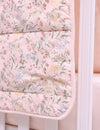 My Little Zone - 2-Sided Cotton Blanket - Botanical Collection - Pink