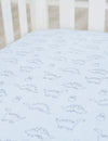 My Little Zone 2 Pack Crib Fitted Sheets (Blue-White)