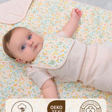 Floral Organic Baby Layette Gift Set, 30 Pc