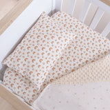 Neutral Rainbow Muslin Crib Sheets, 2 pc