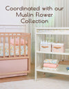 My Little Zone - 3-Pack Muslin Swaddle Blankets - Flower Collection