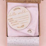 Pink Newborn Receiving Blankets Set