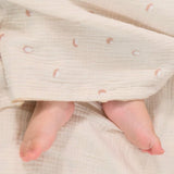 Neutral Rainbow 2-Sided Minky Infant Blanket