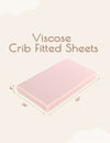 My Little Zone - 2-Pack Crib Sheets - Botanical Collection (Pink Botanical)