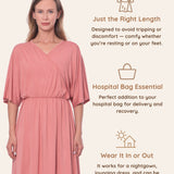 Pink Maternity Dress