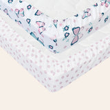 Butterfly Baby Crib Sheets Fitted