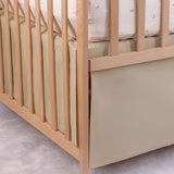 Neutral Crib Bed Skirt