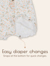My Little Zone - 2-Pack Short Sleeve Baby Girl Rompers - Flower Collection