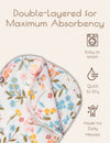 My Little Zone - 6-Piece Muslin Burp Cloths - Flower Collection