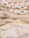 My Little Zone - 3-Pack Muslin Swaddle Blankets - Rainbow Collection