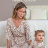 Botanical Pink Footless Baby Sleepers