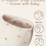 Neutral Rainbow Muslin Baby Bandana Bibs, 10 Pc