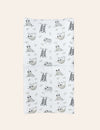 My Little Zone 2 Pack Changing Pad Covers (White - Grey)