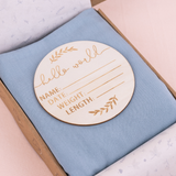 Neutral Blue Newborn Receiving Blankets Set