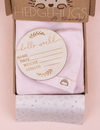 My Little Zone - Newborn Receiving Set - Botanical Collection - Solid Pink - Newborn