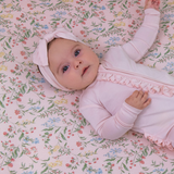 Botanical Pink Baby Crib Sheets, 2 Pc