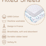 Butterfly Baby Crib Sheets Fitted