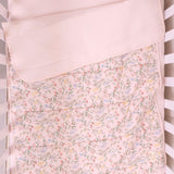 Organic Cotton Baby Blanket Botanical Pink
