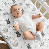 Sloth Baby Crib Sheets Fitted