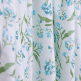 Maternity Robe - Botanical Collection - Print Blue