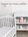 My Little Zone 2 Pack Crib Fitted Sheets (White - Light Pink)