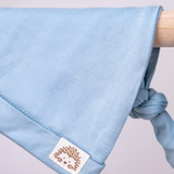Neutral Blue Newborn Receiving Blankets Set