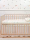 My Little Zone - 2-Pack Muslin Crib Fitted Sheets - Flower Collection