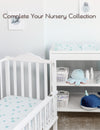 My Little Zone 2 Pack Crib Fitted Sheets  (Teal - White)