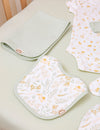 My Little Zone - 12-Pieces Baby Essentials Set - Woodland Collection (hat, mitten, footie)