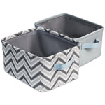 My Little Zone - 2 Pack Baby Storage Bins (Blue Grey)