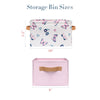 baby storage bin sizes