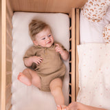Neutral Rainbow Muslin Bassinet Sheets, 2 pc