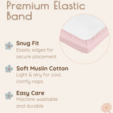 Floral Muslin Bassinet Sheets, 2 pc