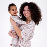 Botanical Pink Footless Baby Pajamas