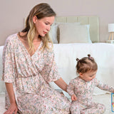 Botanical Pink Maternity Dress