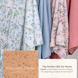 Botanical Pink Maternity Dress