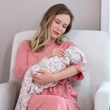 Botanical Pink Newborn Receiving Blankets Set