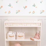 Floral Muslin Diaper Changing Pad Covers, 2 pc