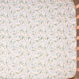 Neutral Green Fitted Crib Sheets, 2 Pc