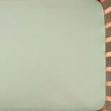 Neutral Green Fitted Crib Sheets, 2 Pc